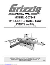Grizzly G0764Z Owner's Manual