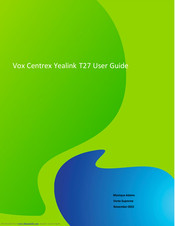 Vox Yealink SIP-T27 User Manual