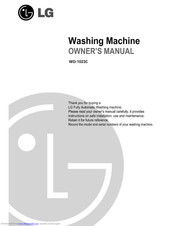 LG WD-1023C Owner's Manual