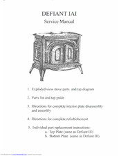 Vermont Castings defiant iai Service Manual