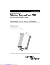 Nortel AP7220 Hardware Installation Manual