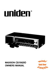 Uniden MADISON Owner's Manual