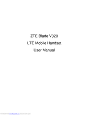 Zte Blade V320 User Manual