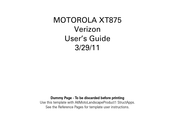 Motorola XT875 Verizon User Manual