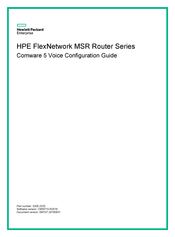 HP FlexNetwork MSR Series Configuration Manual