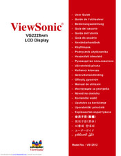 ViewSonic VG2228wm User Manual