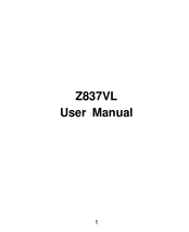 Zte Z837VL User Manual