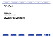 Denon PMA-30 Owner's Manual