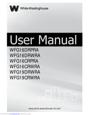 White-Westinghouse WFG16CRWRA User Manual