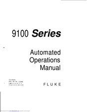 Fluke 9105A Operation Manual