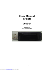 Epson DNUB-E1 User Manual