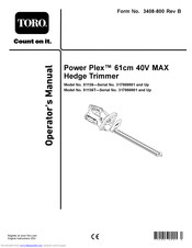 Toro Power Plex 51136 Operator's Manual
