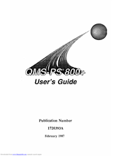 Qms qms-ps 800+ User Manual
