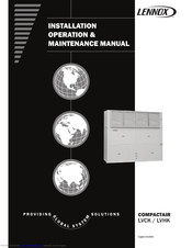 Lennox Compactair LVHK 64D Installation, Operation & Maintenance Manual