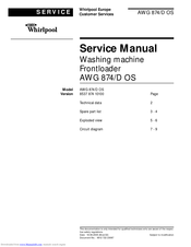 Whirlpool AWG 874/D OS Service Manual