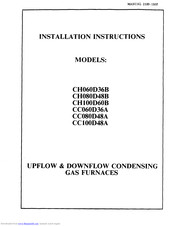 Bard CC060D36A Installation Instructions Manual