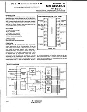 Mitsubishi m5l8255ap-5 User Manual