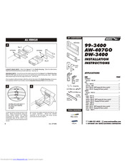 Metra Electronics 99-3400 Installation Instructions