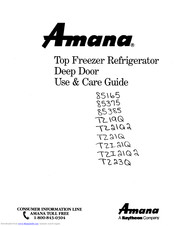 Amana TZI21Q Use & Care Manual