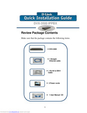 D-Link DVX-3500 Quick Installation Manual