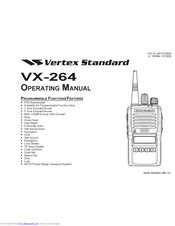 Vertex Standard VX-264 Operating Manual