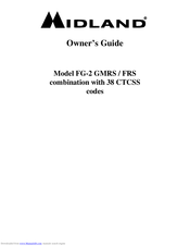 Midland FG-2 Owner's Manual