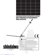 Shindaiwa SBA-AH2422 Owner's/Operator's Manual