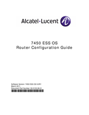 Alcatel-Lucent 7450 ESS OS Configuration Manual