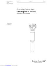 Endress+Hauser Gammapilot M FMG60 Operating Instructions Manual
