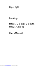 Gigabyte M1005 Series User Manual