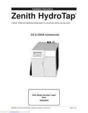Zenith HydroTap Installation Instructions Manual