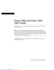 Cisco 1004 User Manual