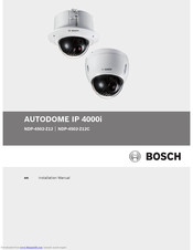 Bosch NDP-4502-Z12C Installation Manual