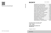 Sony Cyber-shot DSC-RX100 Instruction Manual