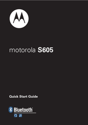 Motorola S605 Quick Start Manual