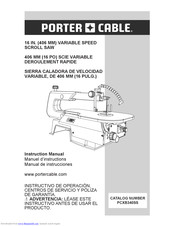 Porter-Cable PCXB340SS Instruction Manual