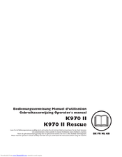 Husqvarna K970 II Rescue Operator's Manual