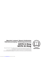 Husqvarna K970 II Ring Operator's Manual