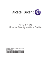 Alcatel-Lucent 7710 SR OS Configuration Manual