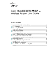 Cisco DPH650 User Manual