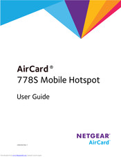 NETGEAR AirCard 778S User Manual