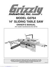 Grizzly G0764 Owner's Manual