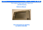 Sanyo NVM-4030 - Easy Street - Automotive GPS Receiver User Instructions For Operating