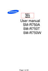 Samsung Galaxy Gear SM-R750A User Manual
