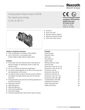 Bosch Rexroth A2FM series Instruction Manual