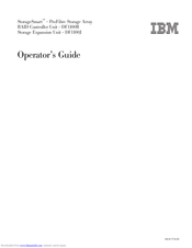 IBM StorageSmart DF1100R Operator's Manual