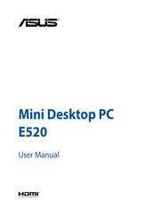 Asus E520 User Manual