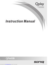 SONIQ QPi600B Instruction Manual