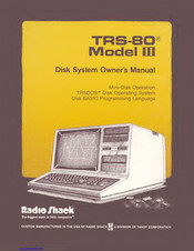 Radio Shack Model III Owner's Manual