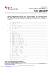 Texas Instruments PurePath Digital TAS5342DDV6EVM User Manual